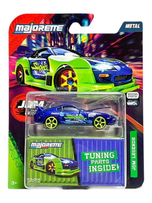 Majorette JDM legends toyota supra jza80 premium tuning part's instead 1:64 Scale 8504101001