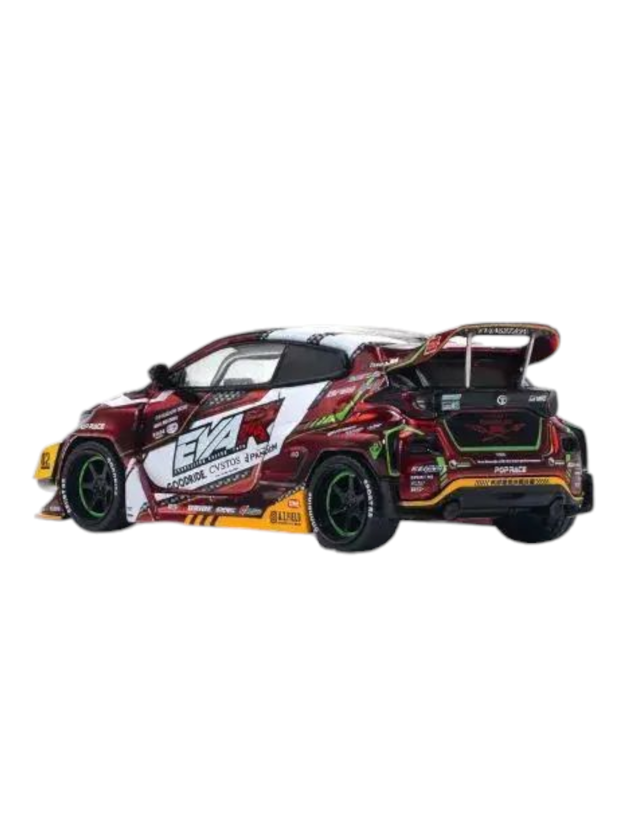 Pop Race PR64-126 Eva RT Production Model-02 Goodride GR Yaris 1:64 Scale