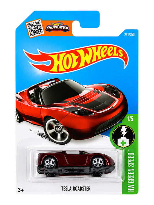 HotWheels Tesla Roadster Super Treasure Hunt RLC 1:64 Scale (With Protector)