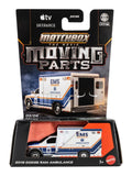 Matchbox The Movie Moving Parts 2019 Dodge Ram Ambulance 03/04 1:64 Scale Premium Die-Cast Vehicle with Opening Parts