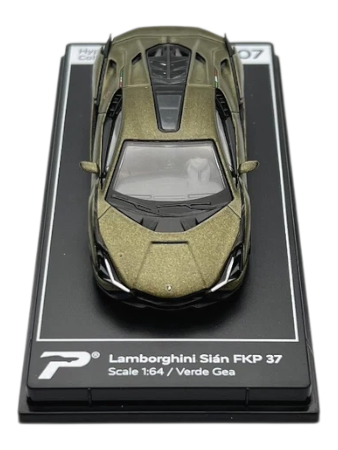 Postercars Hypercar League Collection Lamborghini Sian FKP 37 1:64 Scale  / Verde Gea (No 07)