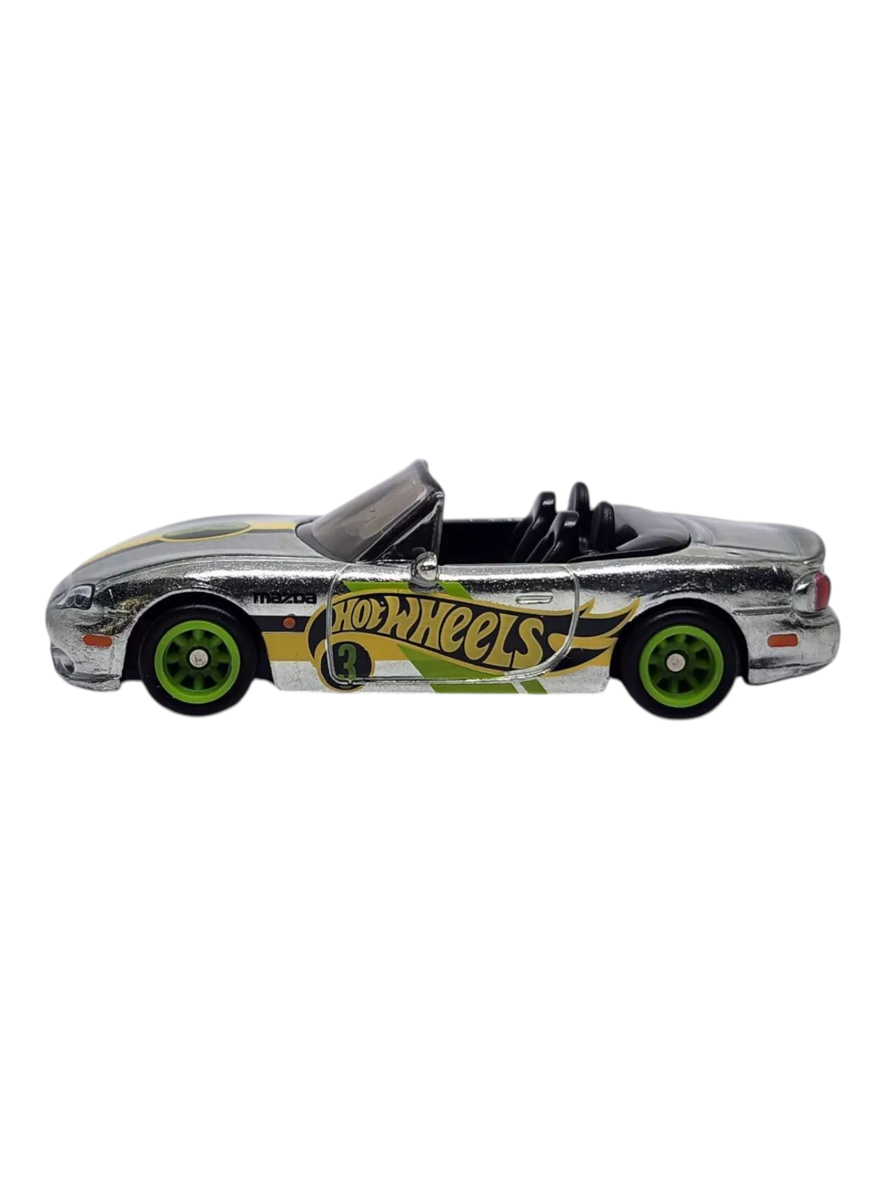HotWheels 2025 Zamac Edition 2004 Mazda Mazdaspeed Miata imported premium 1:64 Scale (With Protector)
