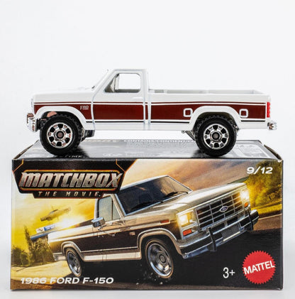 Matchbox No. 9 Imported Apple TvThe Movie 1986 Ford F-150 1:64 Diecast Model Car