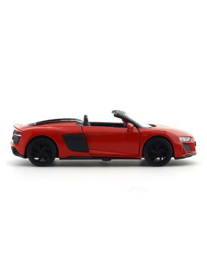 Audi R8 Spyder 1:32 MSZ licensed pullback diecast Scale Model car