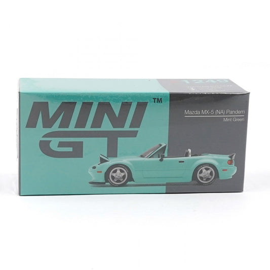 Mini GT 1249 Mazda Mx5 Na Pandem Green 1:64 Scale Diecast Model Box / Blister