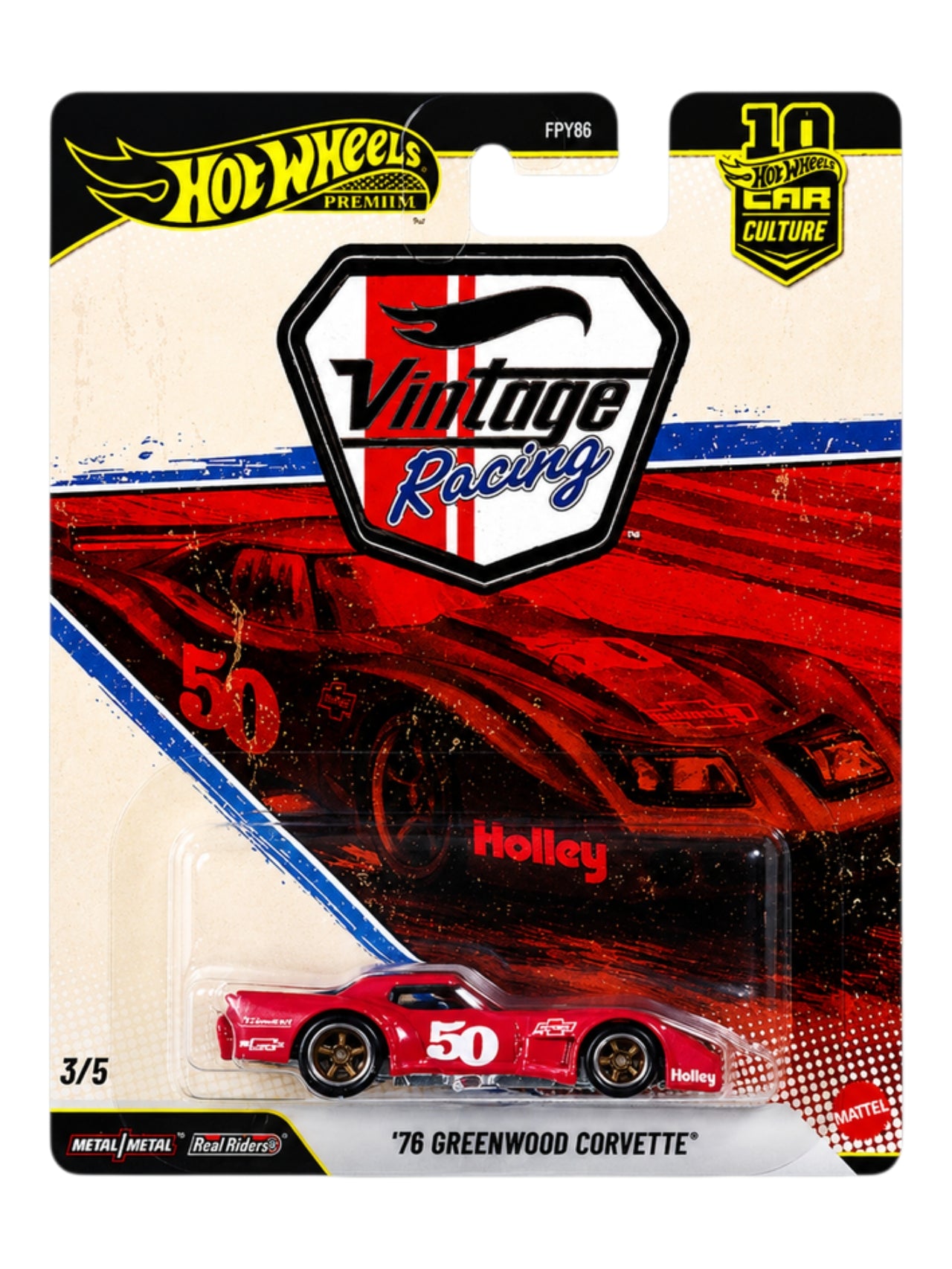 Hot Wheels ミニカー 76 サーキット　レーシング HotWheels Vintage Racing Car Culture '76 Greenwood Corvette