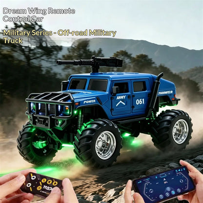 TRASPED Mini RC Crawler 1:64 Scale – Random Assortment | 2.4GHz Remote Control | LED Lights