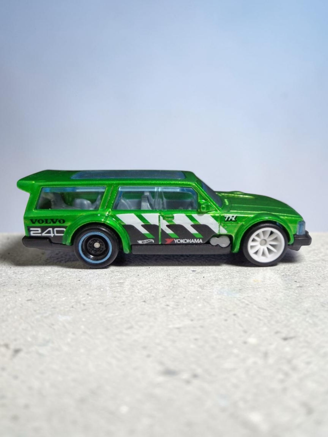 HotWheels 'VOLVO 240 DRIFT WAGON' Imported Mainline 1:64 Scale Super Treasure Hunt (With protector)