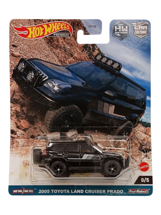 HotWheels Car Culture HW Off Road 2005 Toyota Land Cruiser Prado 1:64 Scale (Chase Piece with Protector)
