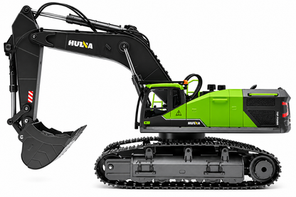 Huina Toys 1593 RC Remote control Truck Excavator Professional Model With 28 Functions 1:14 Scale 2.4GHz Frequency