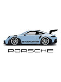 Sticker Porsche GT3 RS Car AC Sticker | | Premium Automotive Decal | Stylish Wall Sticker