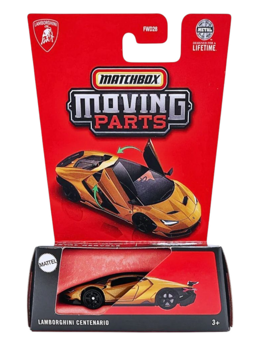 Matchbox Moving Parts Lamborghini Centenario Imported Mainline 1:64 Scale