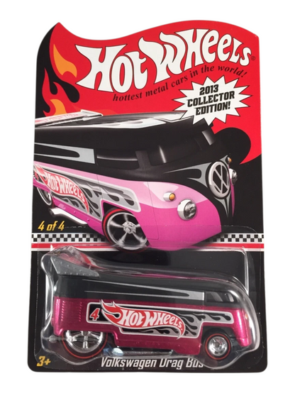 HotWheels 2013 Volkswagen Drag Bus RLC Imported 1:64 Scale ( With Protector )