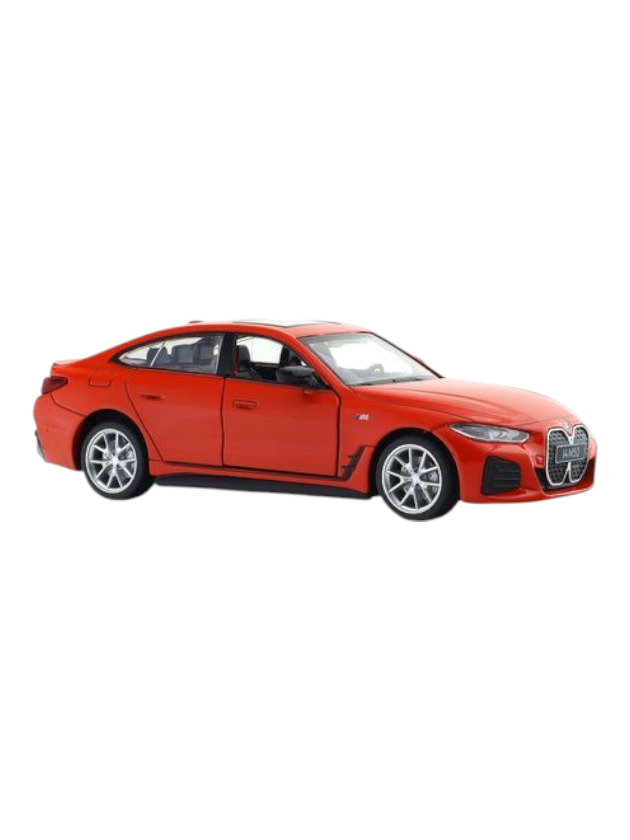 CCA BMW i4 M50 Red 1:32 licensed pullback diecast Scale Model car