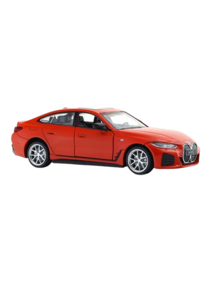 CCA BMW i4 M50 Red 1:32 licensed pullback diecast Scale Model car