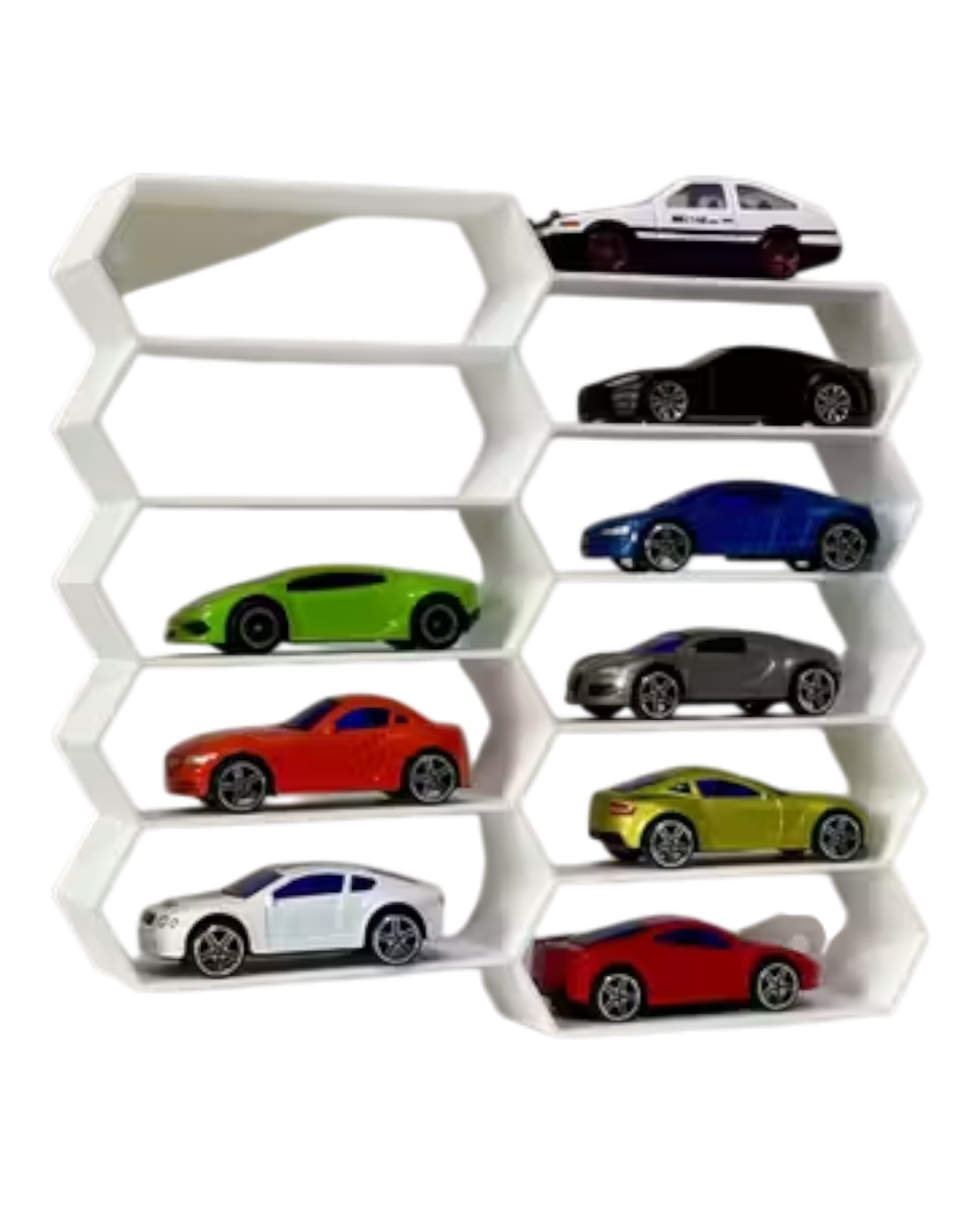Hotwheels 10 rack car storage case