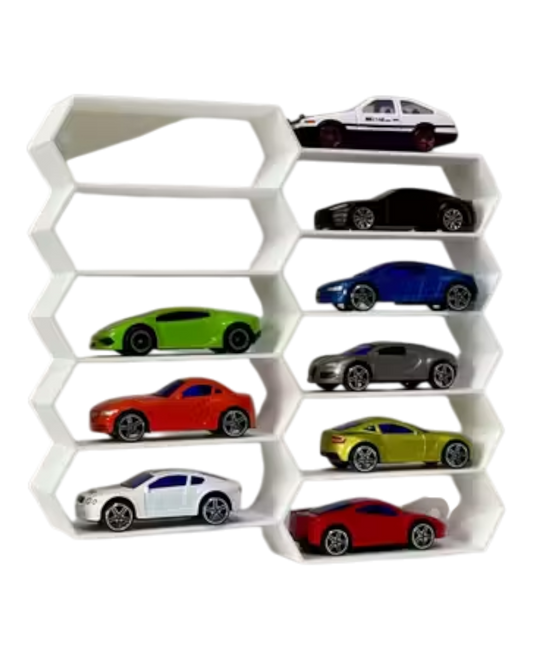 Hotwheels 10 rack car storage case