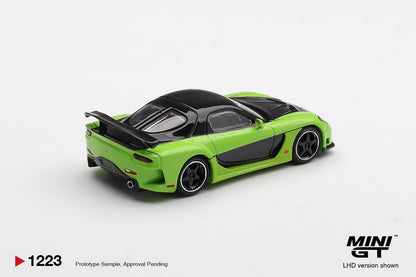 Mini GT No.1223 Mazda RX-7 VeilSide Fortune7 Green 1:64 Scale Diecast Model (Box / Blister)