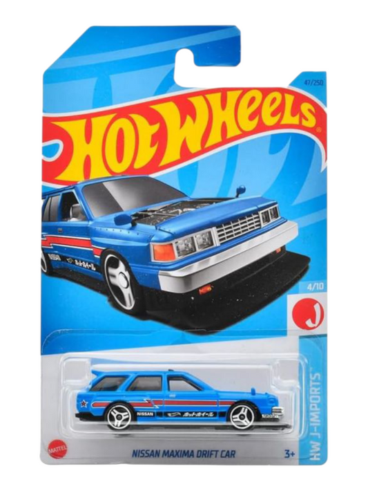 HotWheels nissan maxima drift car Imported Mainline 1:64 Scale HKK65-N7C5