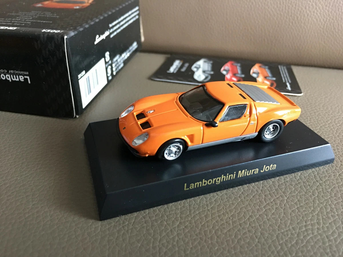 Kyosho CVS Mini Car Collection Vol. 55 Secret Lamborghini 4 Miura Jota Purple Metallic 1:64 Scale
