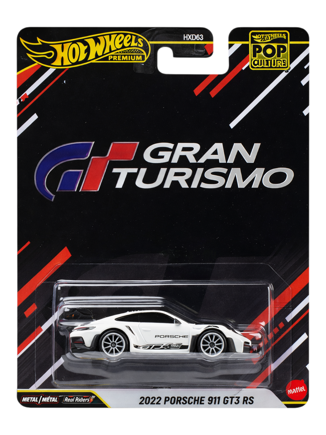 HotWheels Pop Culture Gran Turismo 2022 Porsche 911 GT3 RS Imported Premium 1:64 Scale