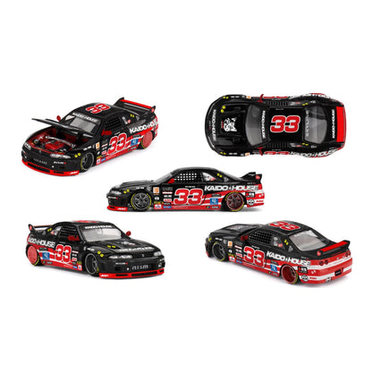 Mini GT Kaido House No.276: Nissan Skyline GTR R33 Black Kaido Cat 1:64 Scale Diecast Model