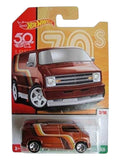 Hotwheels custom 77 Dodge van imported card art mainline 1:64 Scale