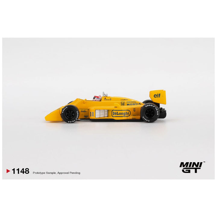 Mini GT #1148: Lotus 99T #11 Satoru Nakajima 1987 Monaco Grand Prix Imported 1:64 Scale