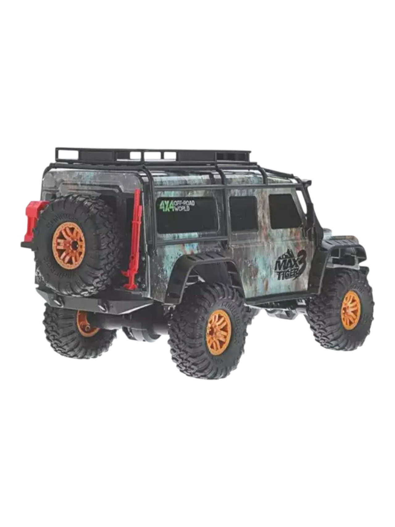 Racing Rally Max 4×4 Tiger 2.4G Radio Control High speed 15Km/H  Digital Proportional Speed Control, Steering Control Front/ Back Advance Suspension System TPR Rubber High Grip Tyres with ingress protection 1:10 Scale Remote Control car