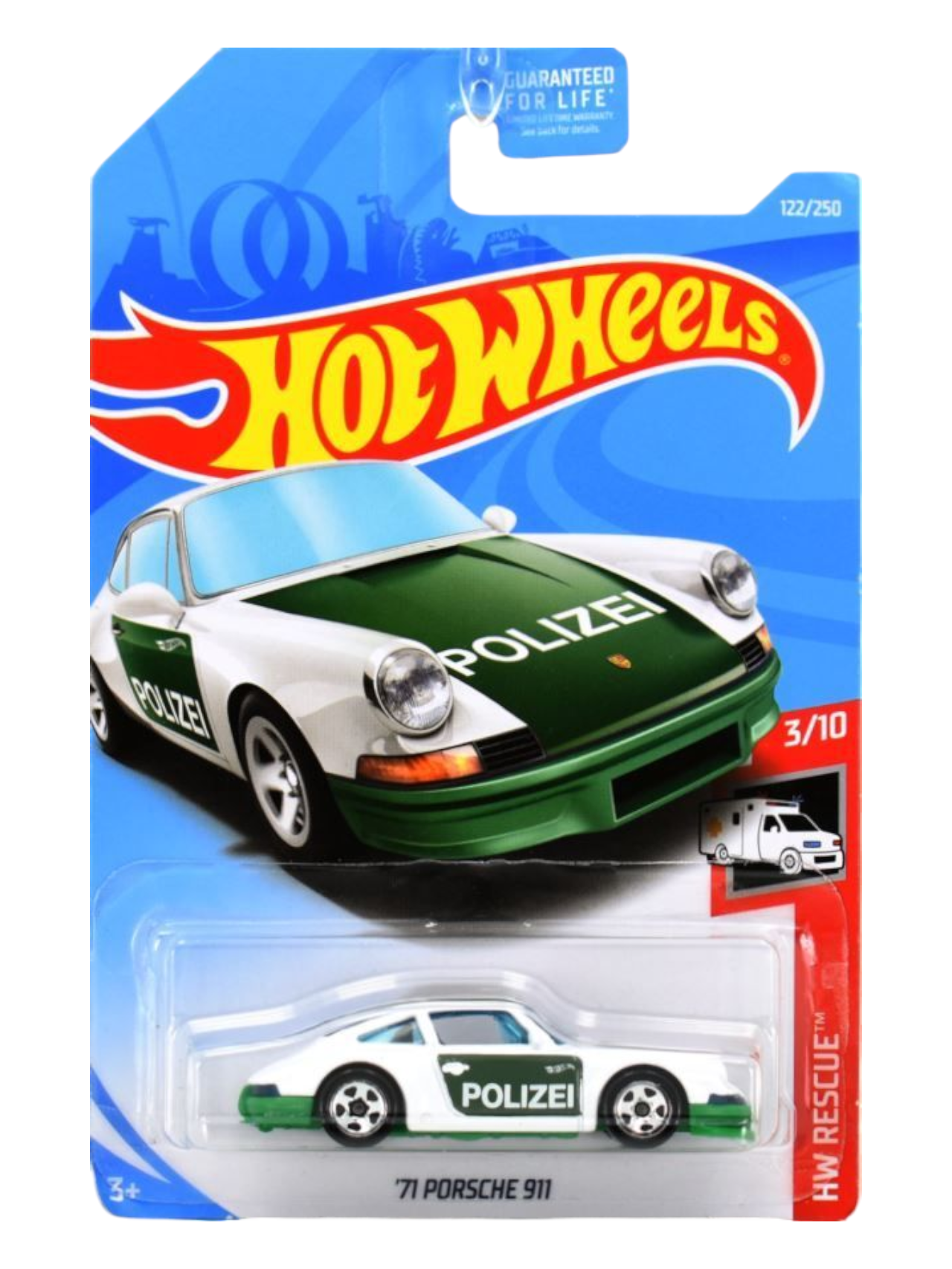 HotWheels 71 Porsche 911 Imported Mainline 1:64 Scale