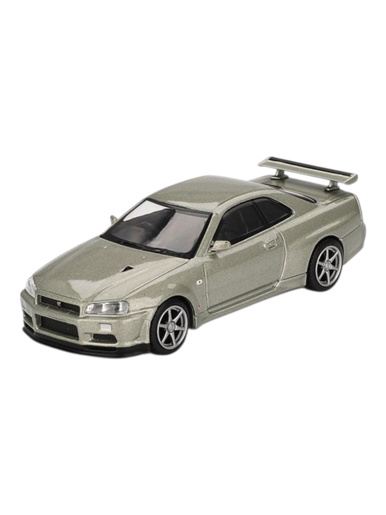 Mini GT Nissan Skyline GT-R R34 V-Spec II Nür (Millenium Jade) Code-1003 1:64 Scale