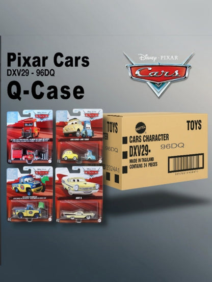 Disney Pixar Cars Q-Case 24-Piece Full Case | Mattel Die-Cast Character Cars Collection 1:55 Scale