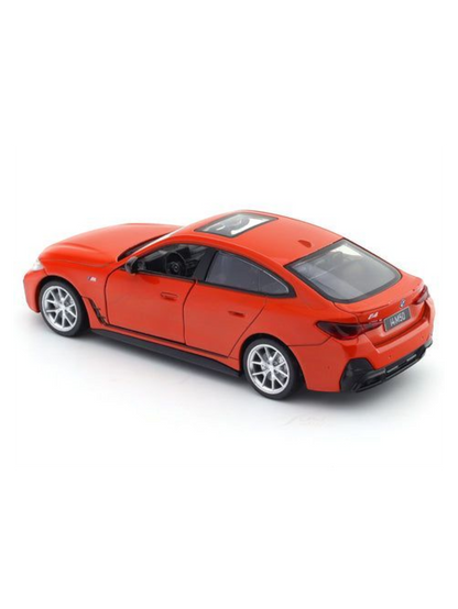 BMW i4 M50 Red 1:32 MSZ licensed pullback diecast Scale Model car