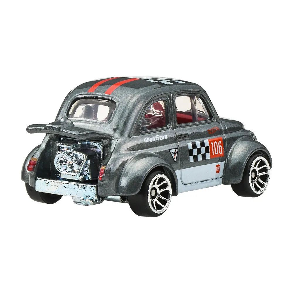 HotWheels Silver Series Summit Surge '60S Flat 500D Modificado Imported Card Art 1:64 Scale