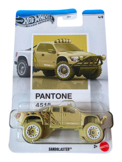 HotWheels Pantone Silver Series Mainline Card art Complete Set of 10 Cars | 1:64 Scale Collectible Die-Cast Vehicle Set