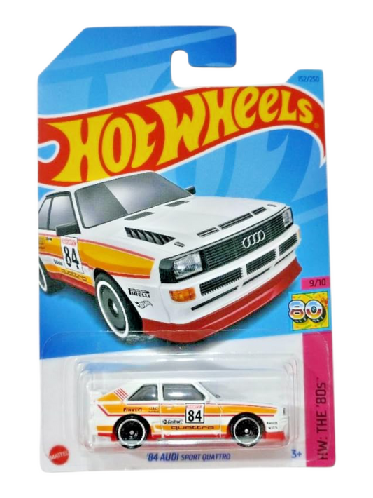 Hotwheels 84 Audi Sport Quattro Imported Mainline 1:64 Scale