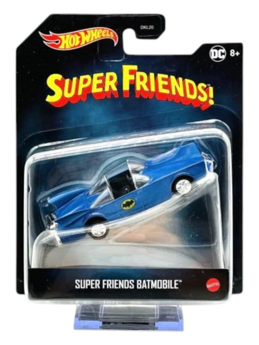 HotWheels Super Friends Batmobile Imported Premium 1:50 Scale (Creased Card)