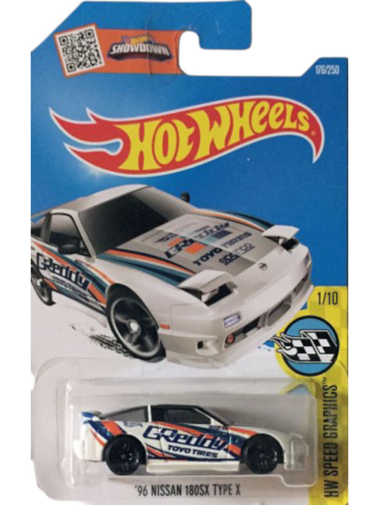 HotWheels 96 Nissan 180SX Type X Imported Mainline 1:64 Scale