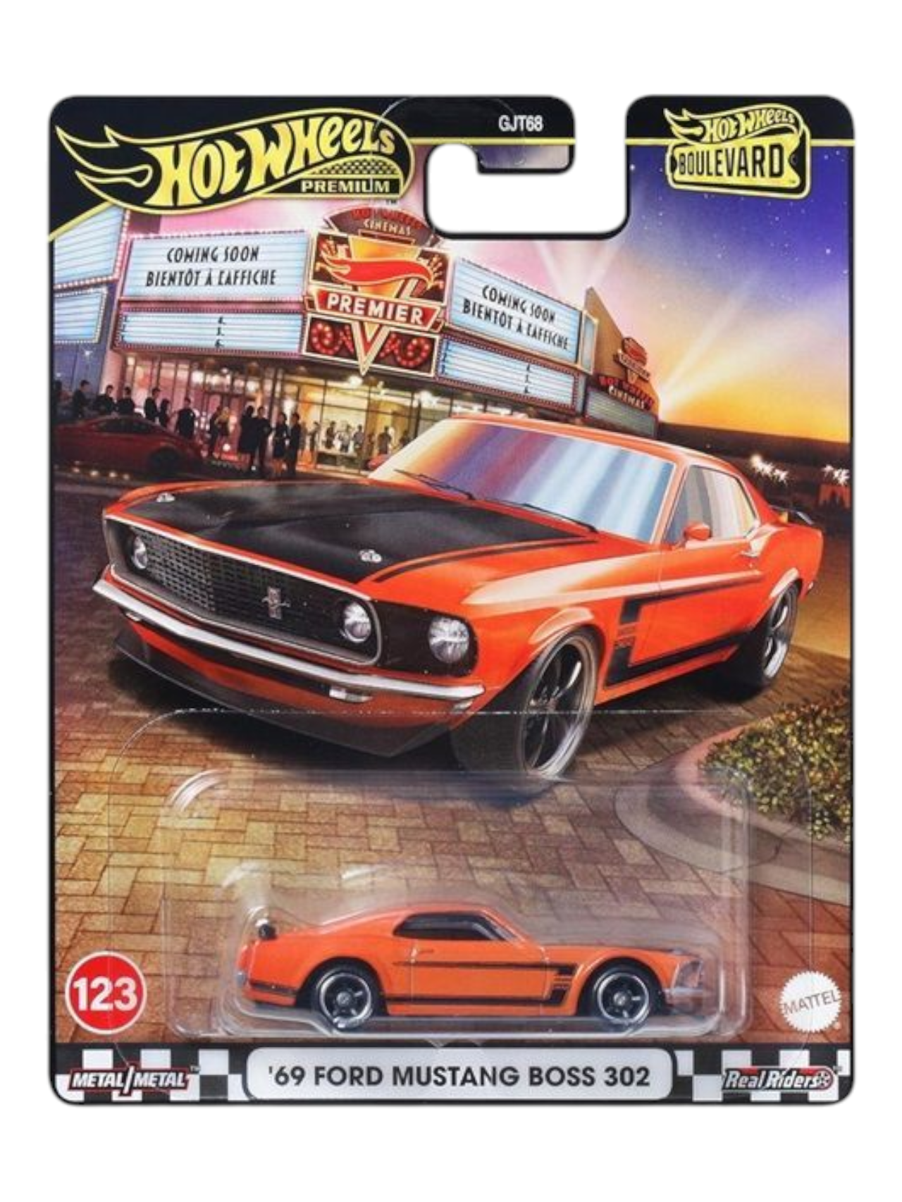 HotWheels 2025 Boulevard Set 69 Ford Mustang Boss 302 Imported Premium 1:64 Scale