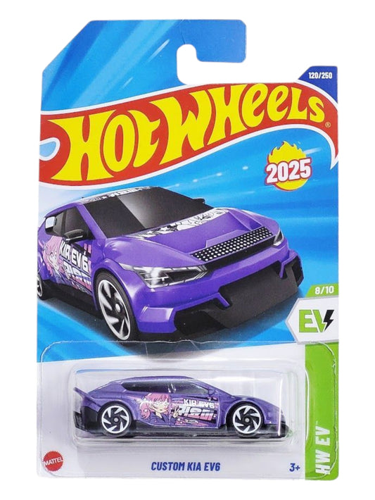 Hotwheels custom kia ev6 imported mainline 1:64 Scale