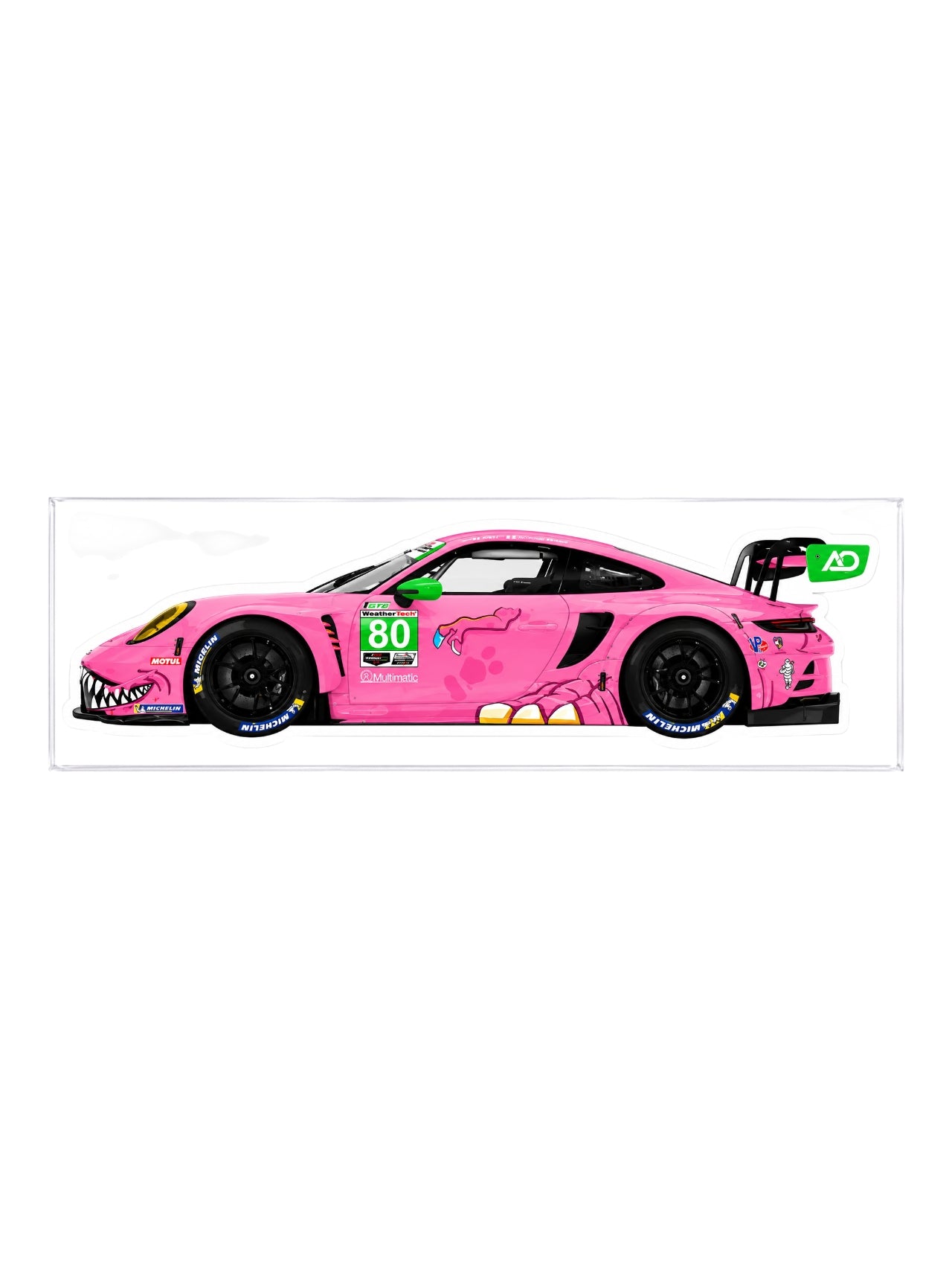 Porsche 911 GT3 R Race Car Magnet – Roxy & Rexy Collection | Multiple Variants | 13 cm Decorative Fridge Magnet