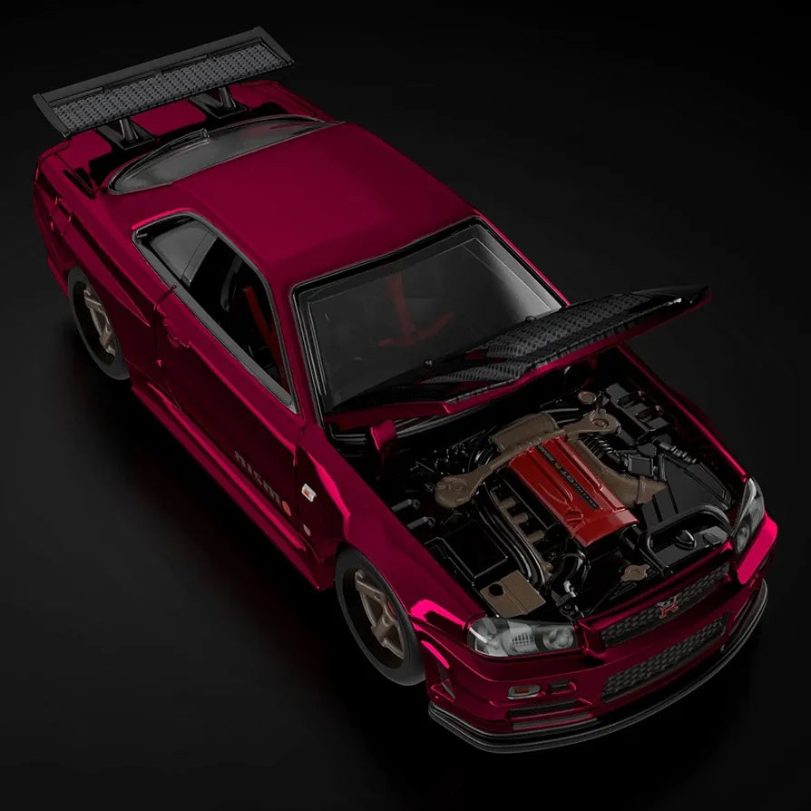 HotWheels RLC Nissan skyline gt-r (Bnr34) Imported 1:64 Scale ( With Protector )