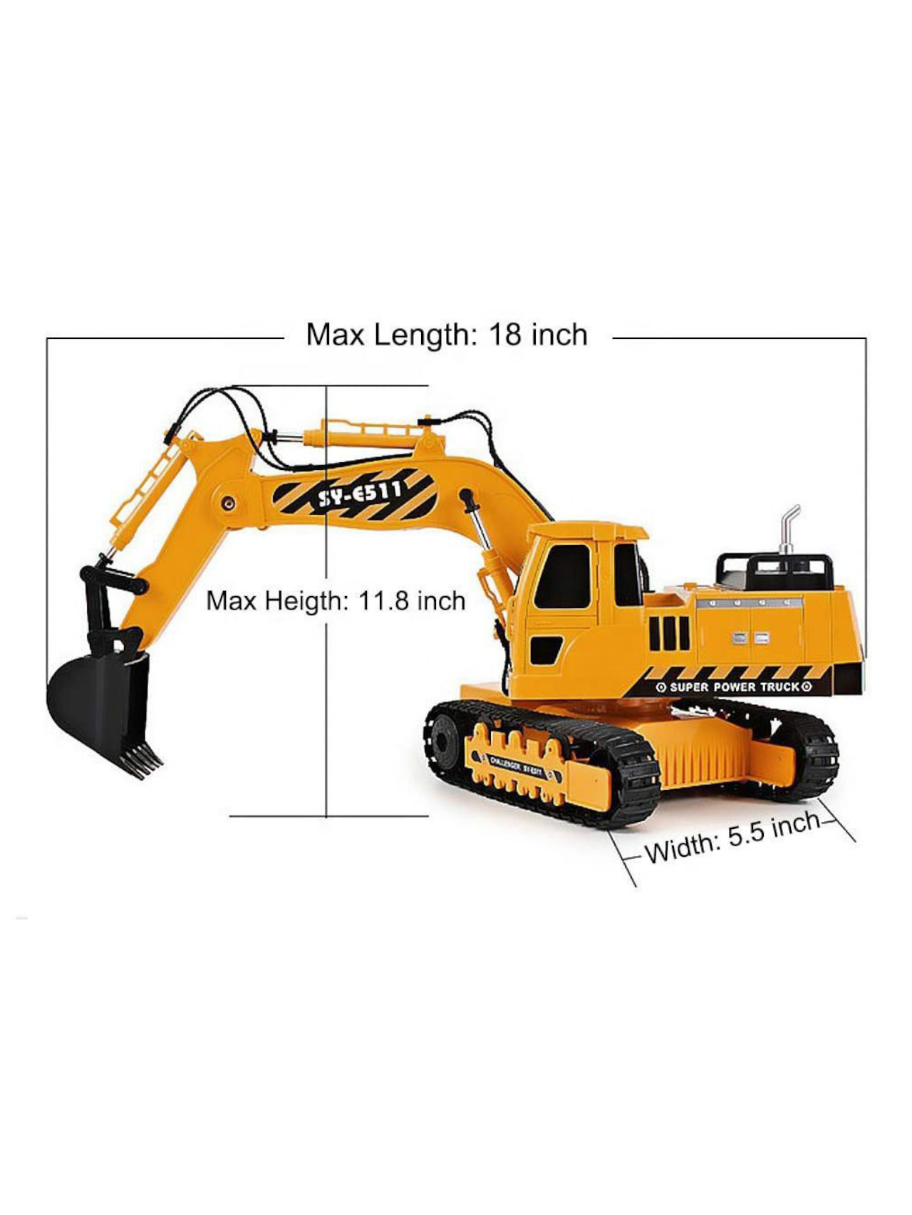 Remote Control (RC) Excavator 1:20 Scale
