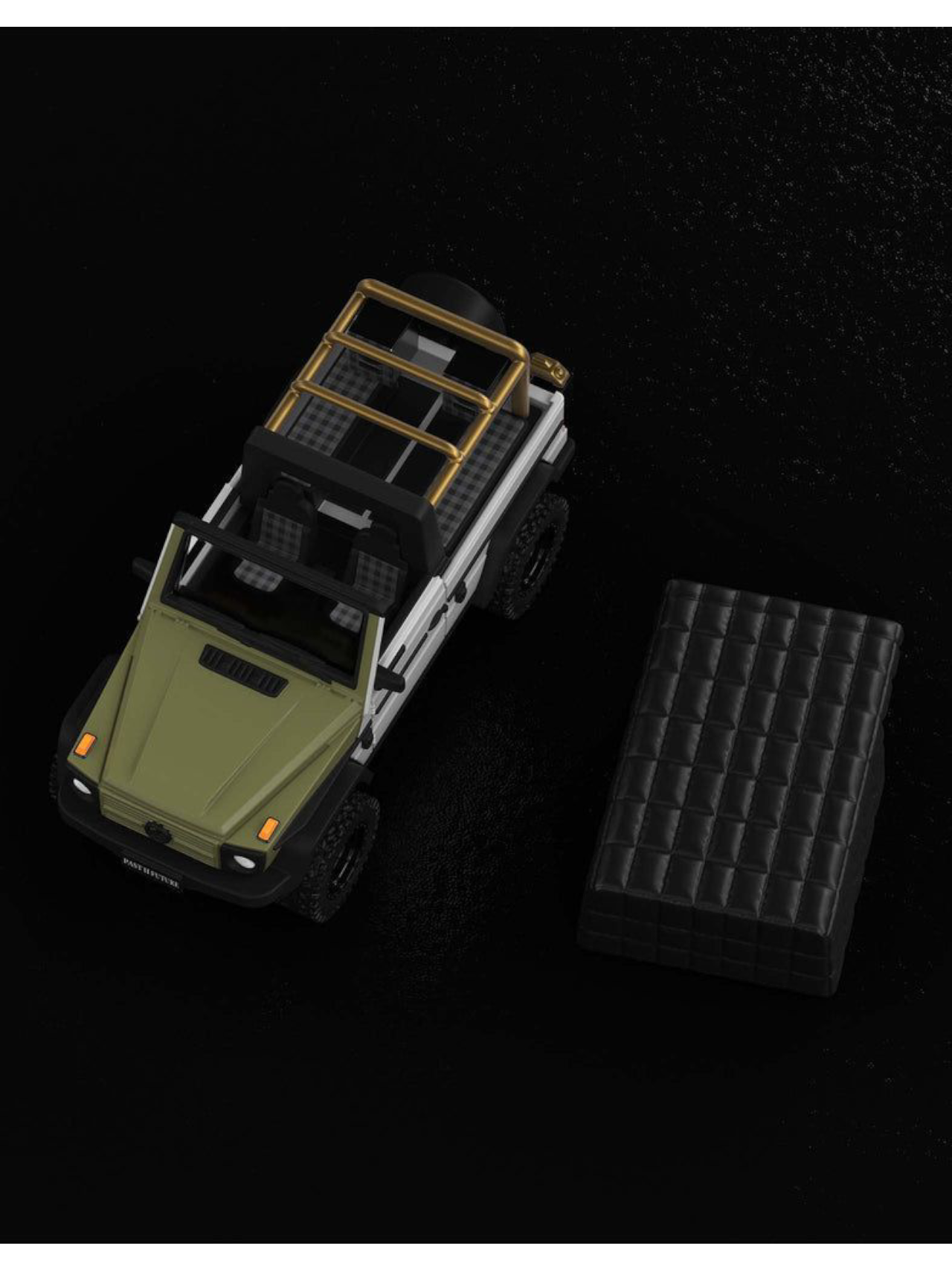 HotWheels x Mercedes-Benz Project G-Class Past II Future Designed by Nigo RLC 1:64 Scale (With Acrylic Case)