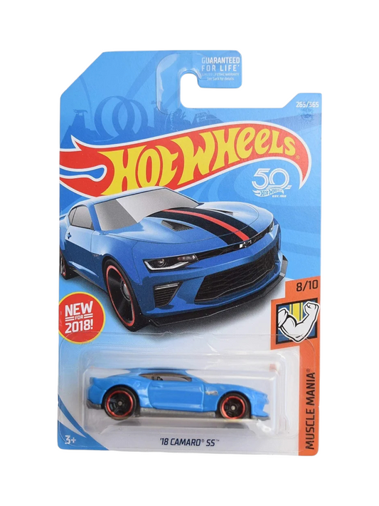 Hotwheels 18 Camaro SS Imported Mainline 1:64 Scale FKB10-D7C3