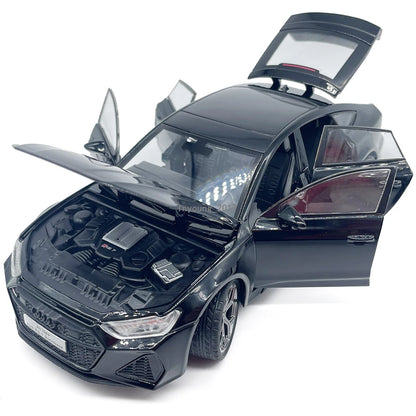XINHAODI HCM "Audi R S7" Flash Edition(Black And Grey) Imported 1:24 Scale die-cast Model