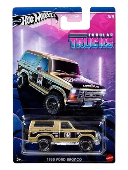 Hotwheels Tubular Trucks Set of 5 Imported Mainline Card Art 1:64 Scale