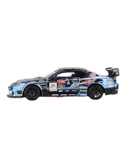 Mini GT Nissan Silvia (S15) D-Max #70 (D-Max Racing 2023 D1 Grand Prix Code-855 1:64 Scale