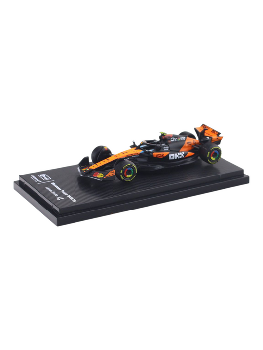 Bburago Formula 1 (F1) 2025 Mclaren MCL39 Lando Norris No-4 1:64 Scale