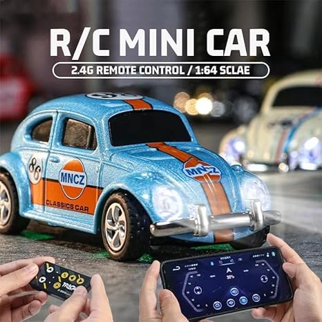 Mini Ric Classic Car 86 R/C Speed Regulating Alloy Model Car 1:64 Scale